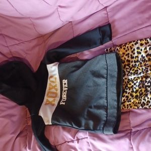 XOXO hoodie and pants. Size 4 T.